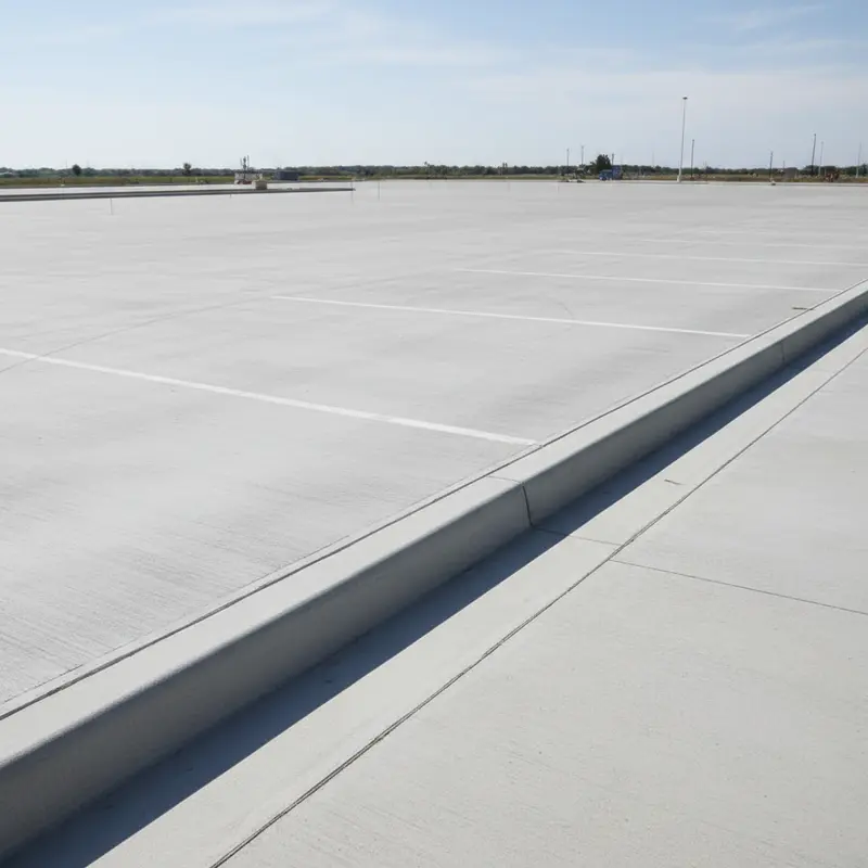 Finished commercial flatwork project in Dallas-Fort Worth, TX - EJT Construction Management