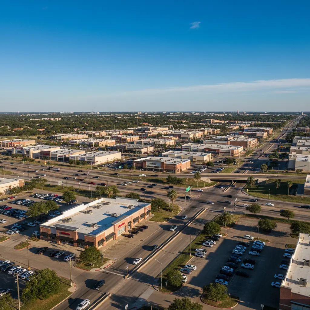 Commercial district in Plano, TX - EJT Construction Management