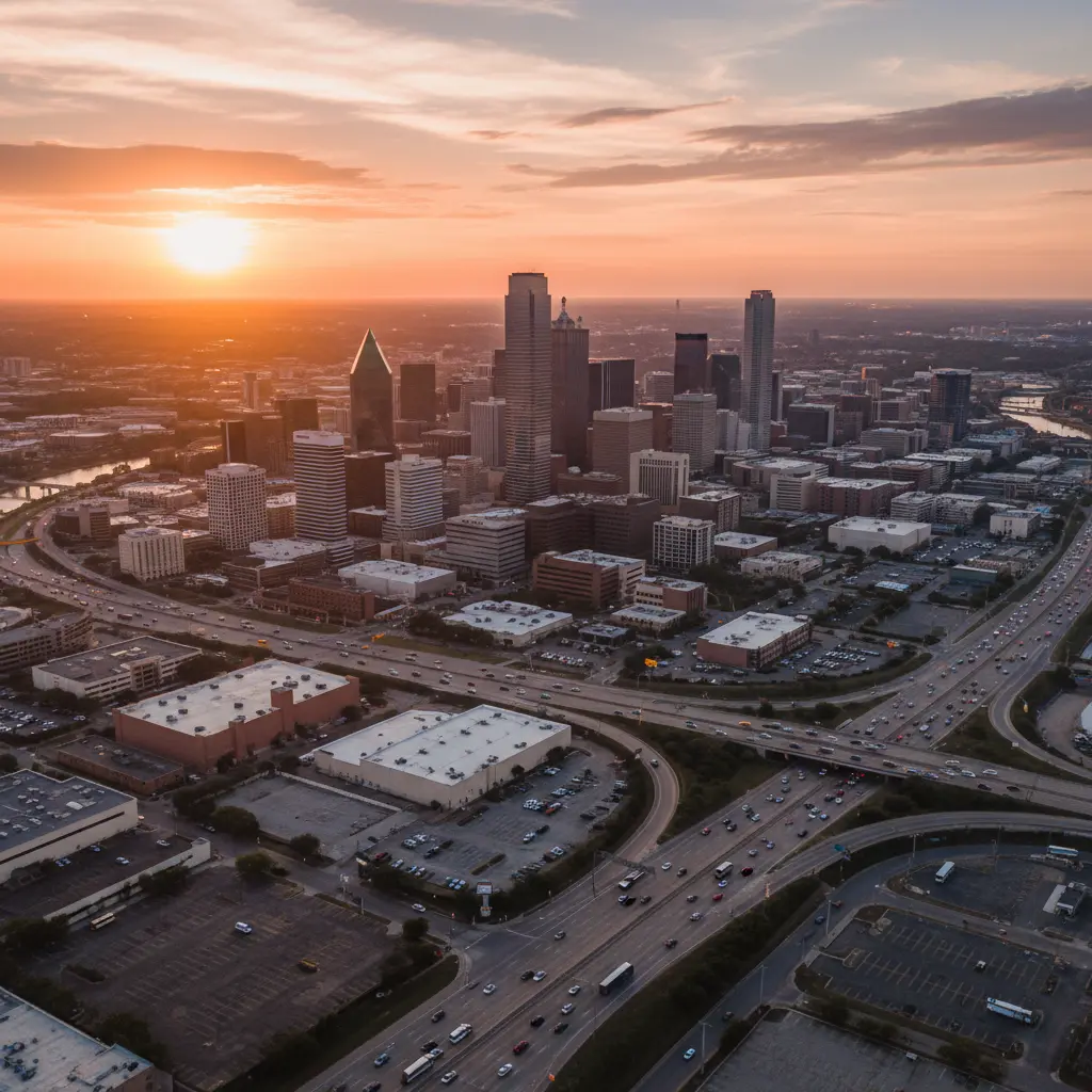 Dallas-Fort Worth metroplex skyline - EJT Construction Management